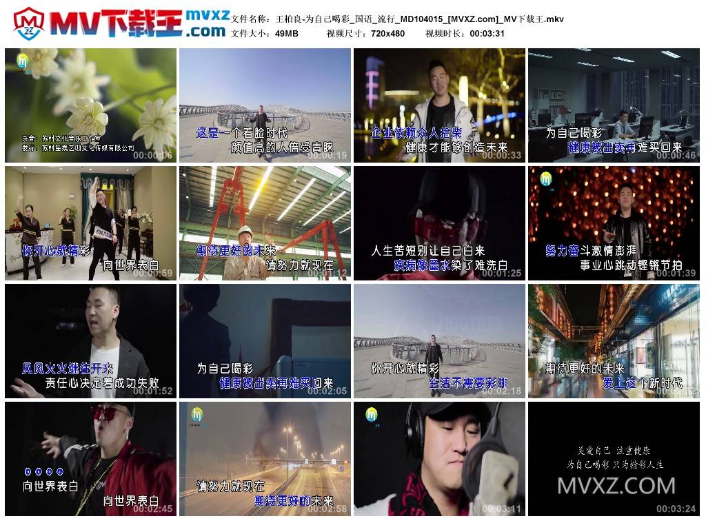 王柏良-为自己喝彩_国语_流行_MD104015